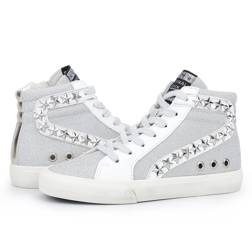 KIDS MARINETTE -SILVER MATT | Vintage Havana SILVER MATT