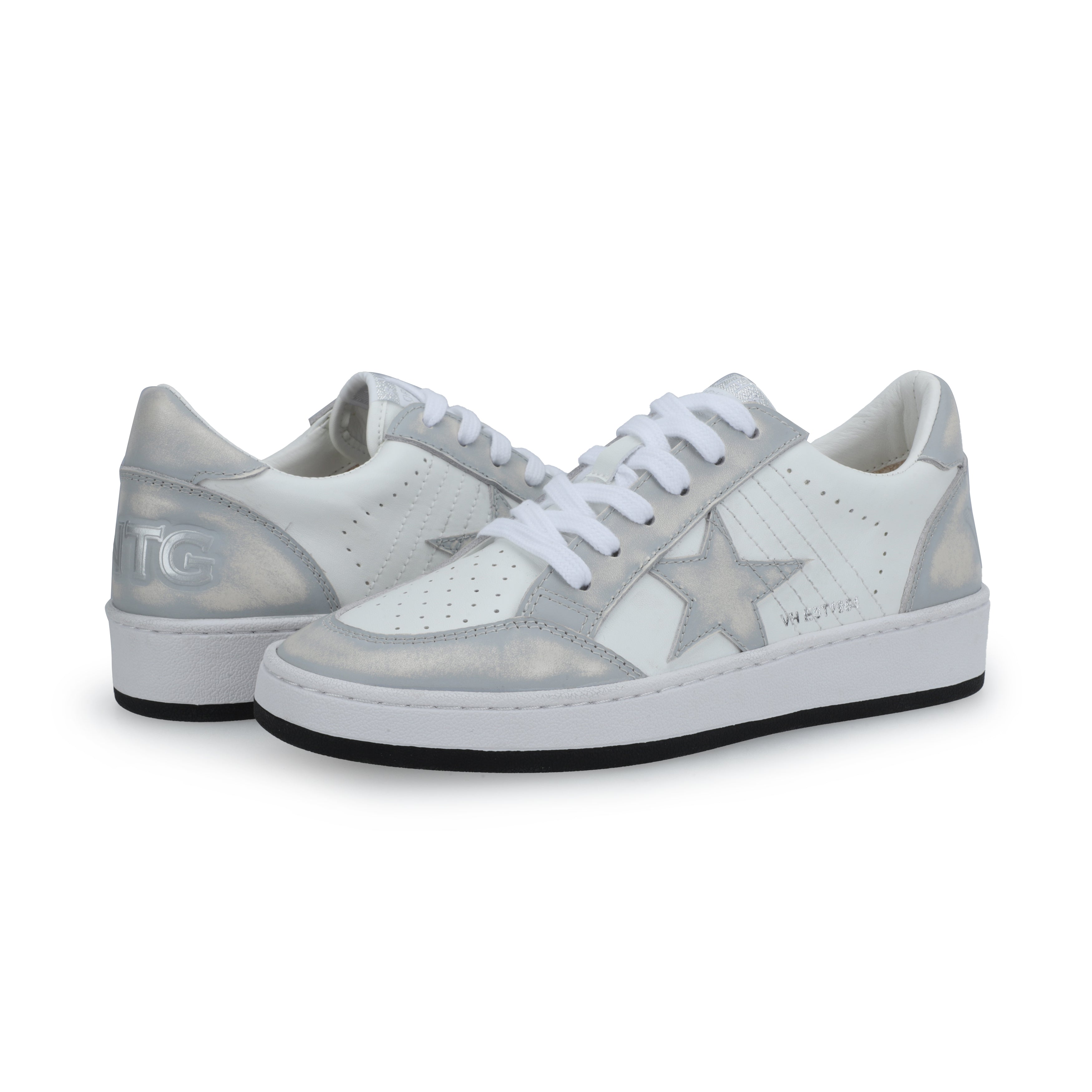 KRISTEN - SILVER/ BLACK | Vintage Havana SILVER/ BLACK