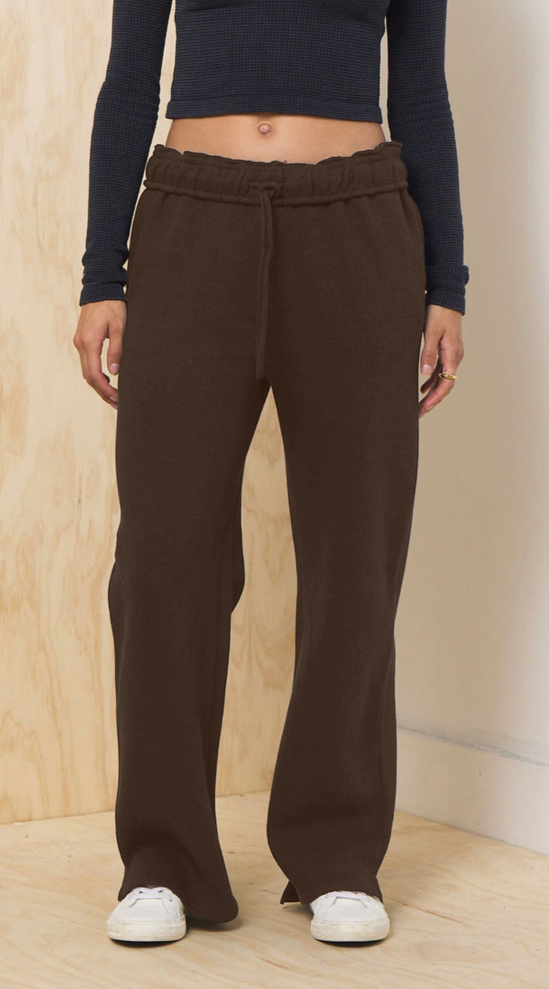 Proweave Fold Over Sweatpants - Chocolate | Vintage Havana Chocolate