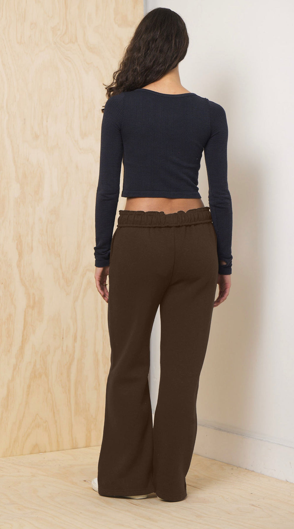 Proweave Fold Over Sweatpants - Chocolate | Vintage Havana Chocolate