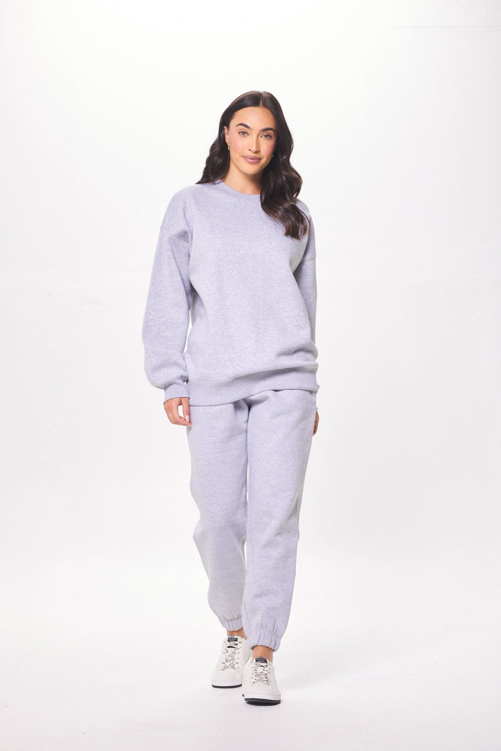 Heather Grey Proweave Crewneck Sweatshirt | Vintage Havana Heather Grey