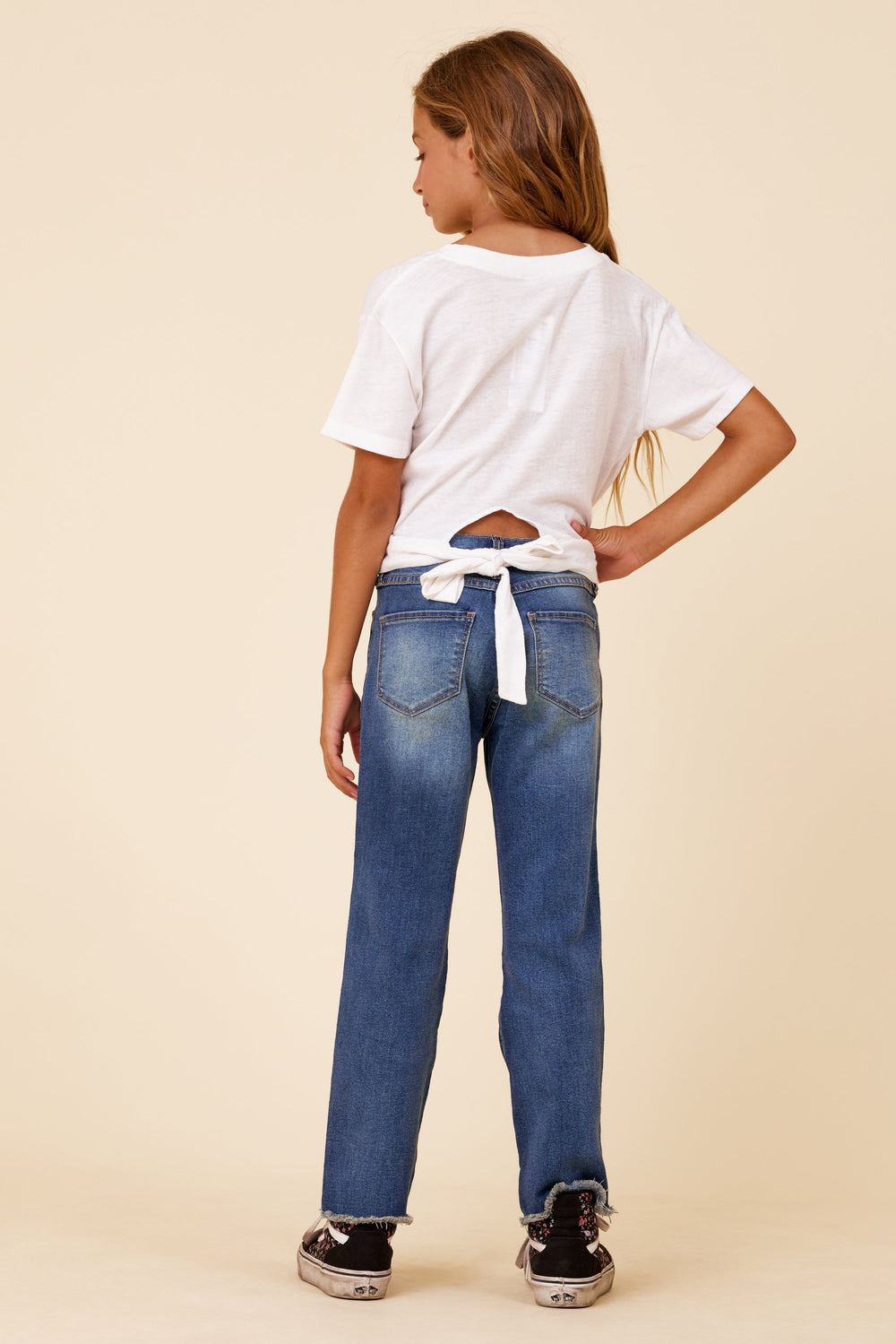 White Twist Tie Back Top | Vintage Havana