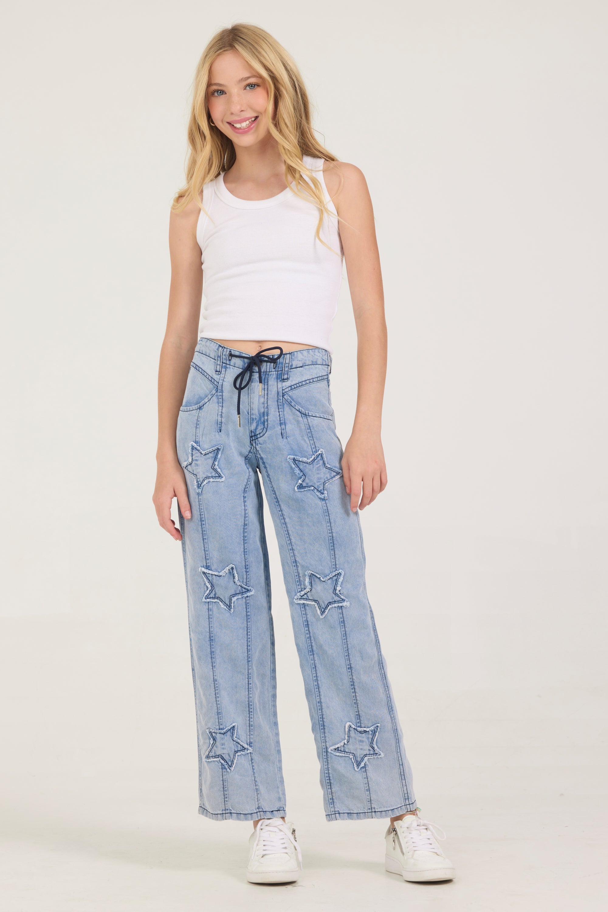 Kids Tencil Star Pants | Vintage Havana Blue