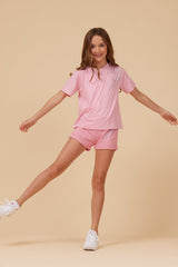 Bright Pink Studded Short | Vintage Havana Pink