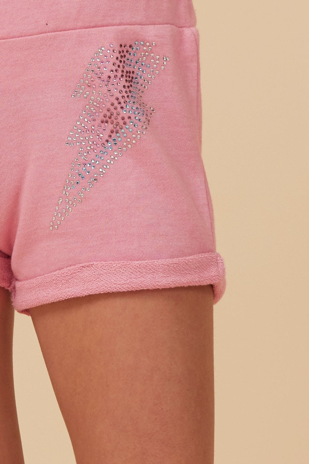 Bright Pink Studded Short | Vintage Havana Pink