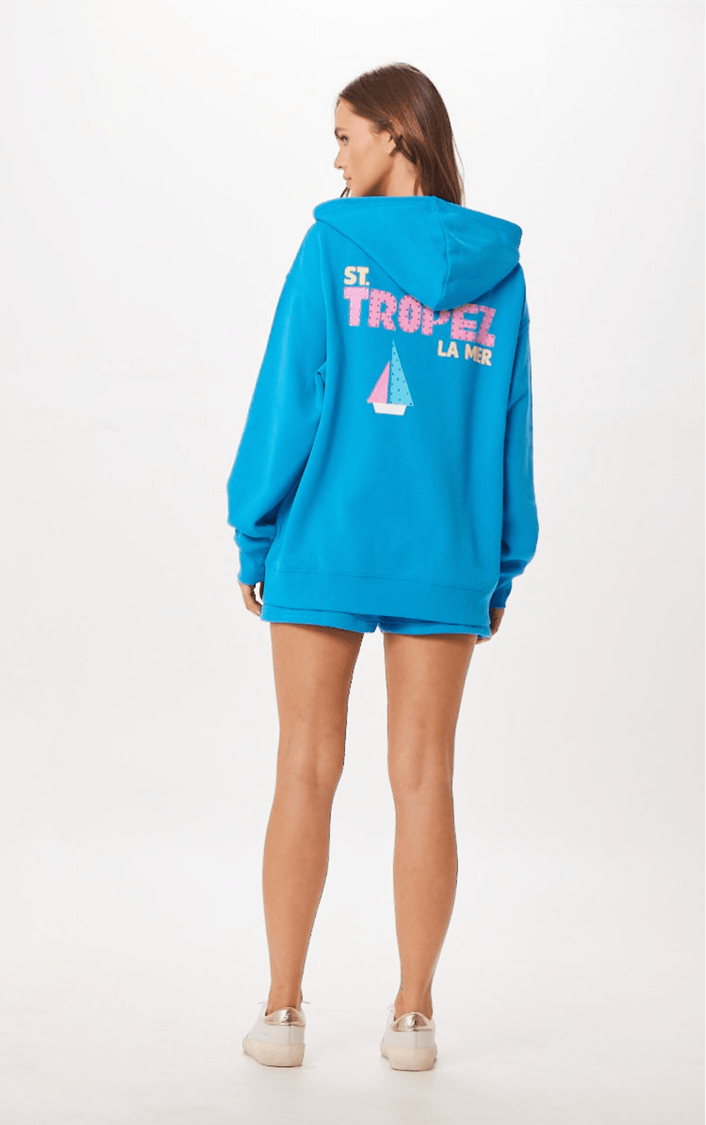 Bright Blue St. Tropez Jet Setter Surf Wash Zip Up | Vintage Havana Bright Blue