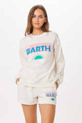 White St. Barth Jet Setter Surf Wash Crewneck | Vintage Havana White