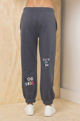 Printed Surf Wash Jogger w/ Patches | Vintage Havana Charcoal w/ Multi
