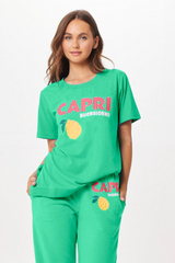 Surf Green Capri Jet Setter T-Shirt | Vintage Havana Surf Green