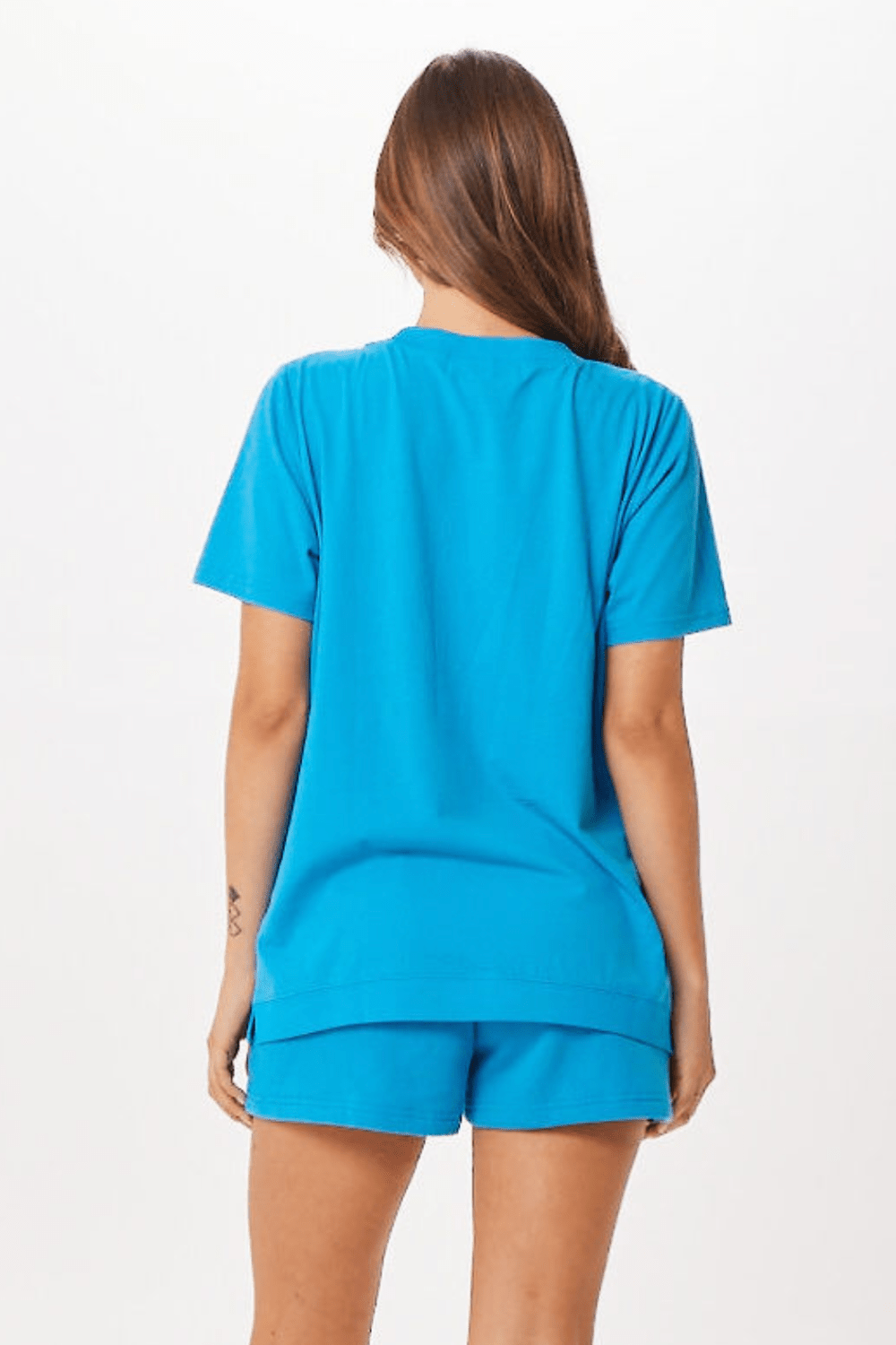 Bright Blue St. Tropez Jet Setter T-Shirt | Vintage Havana Bright Blue