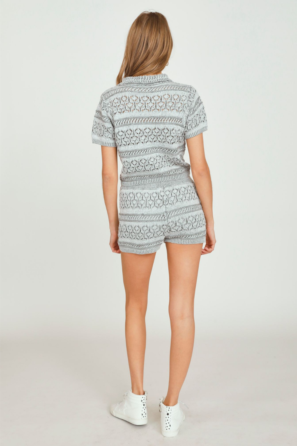 Primrose Grey Basic Knit Short | Vintage Havana Grey