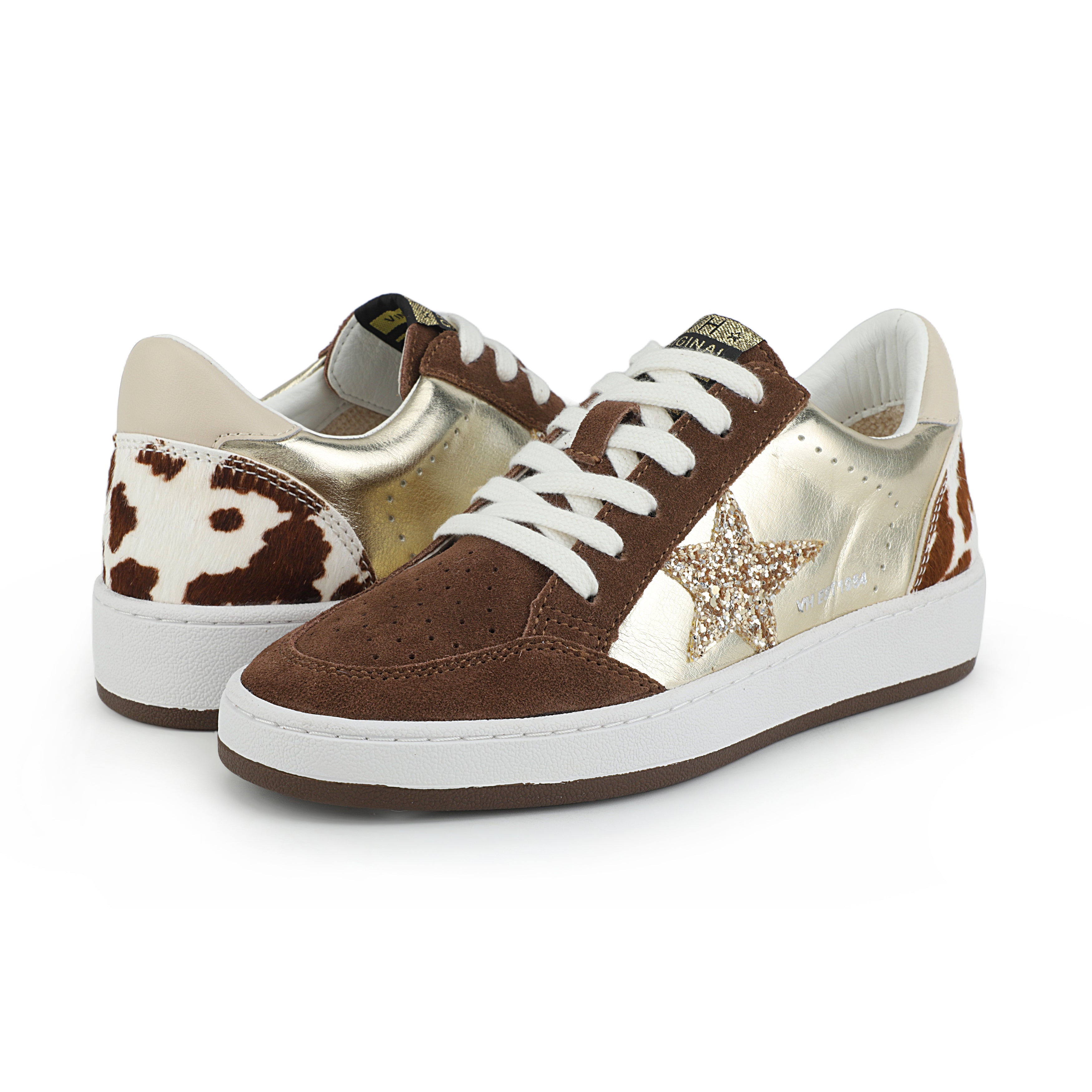 DENISSE - WASHED GOLD/ BROWN | Vintage Havana WASHED GOLD/ BROWN