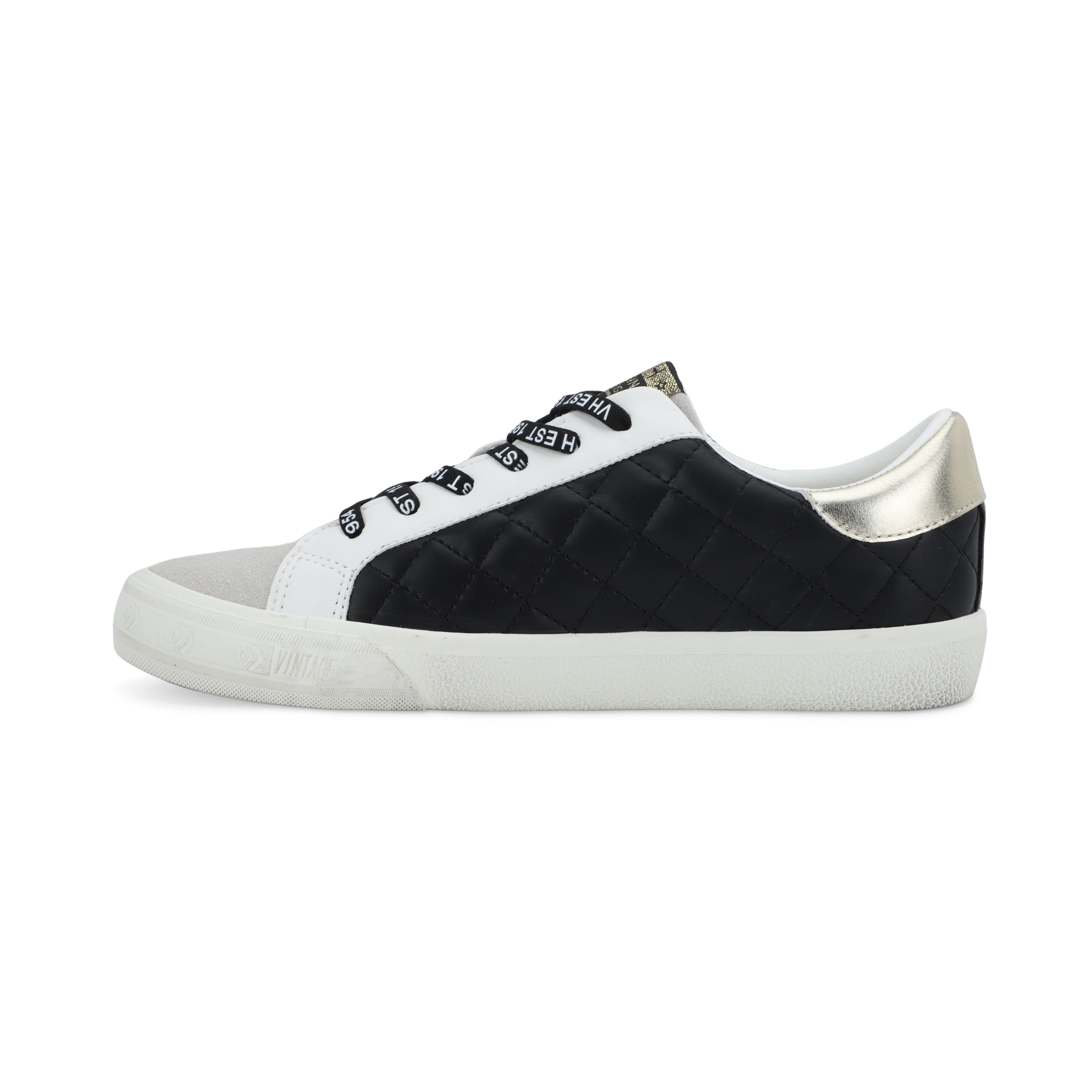 GRANDE - BLACK GREY QUILTED | Vintage Havana BLACK GREY QUILTED