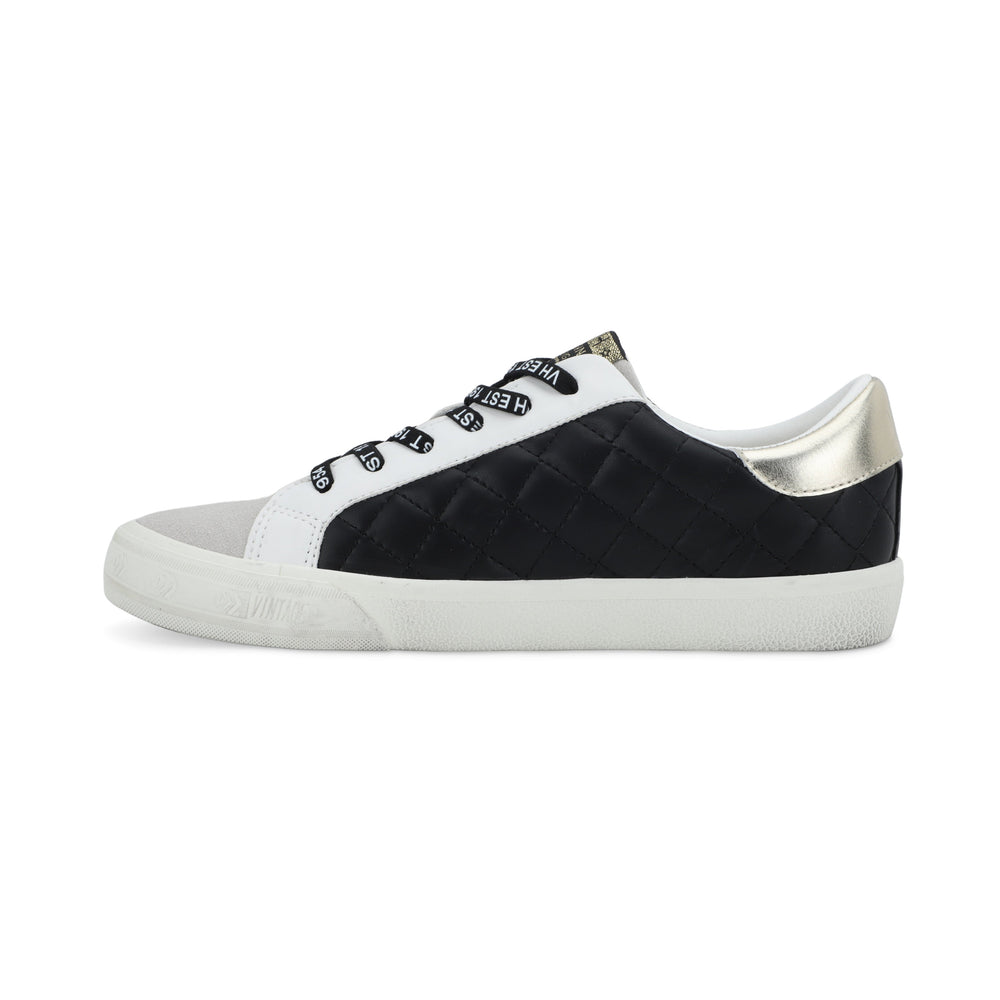 GRANDE - BLACK GREY QUILTED | Vintage Havana BLACK GREY QUILTED
