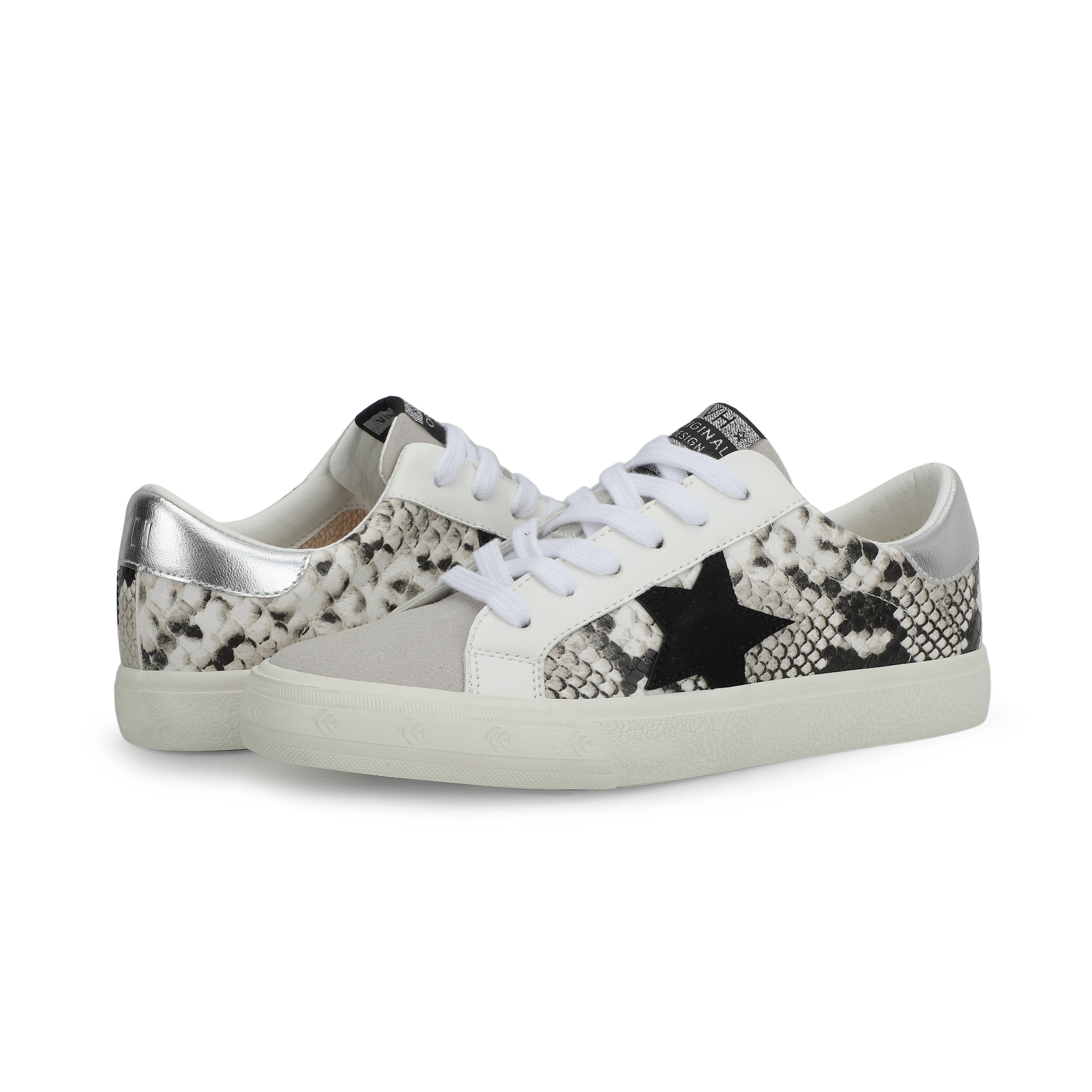 GRANDE WHITE BLACK SNAKE GREY POP | Vintage Havana WHITE BLACK SNAKE GREY POP