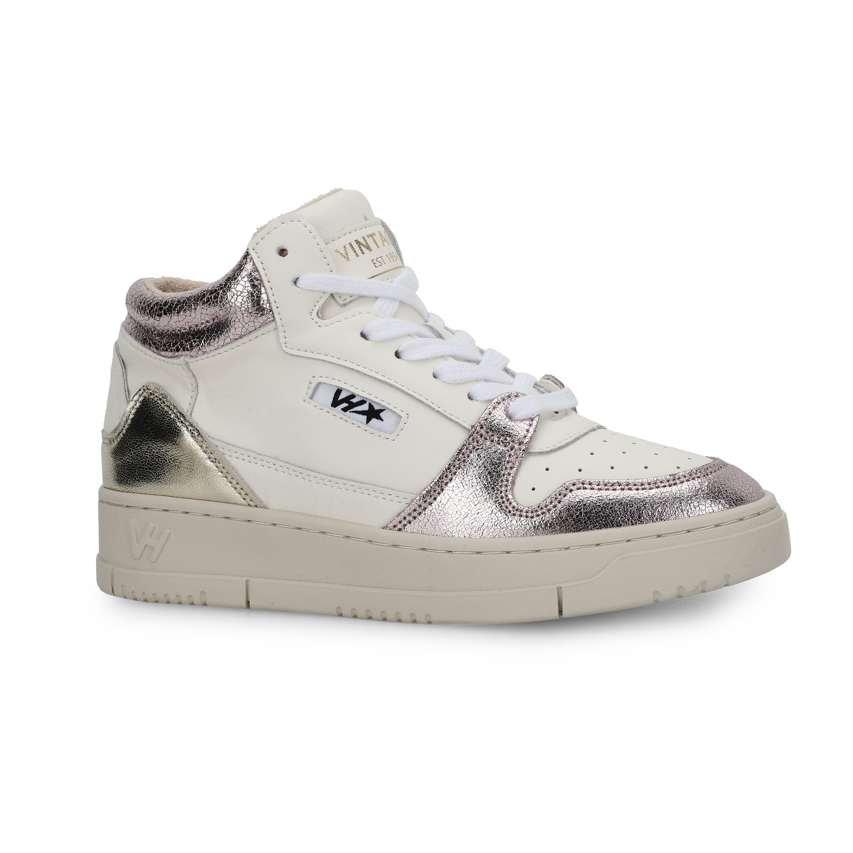 CELESTE 3 - WHITE METALLIC | Vintage Havana WHITE METALLIC