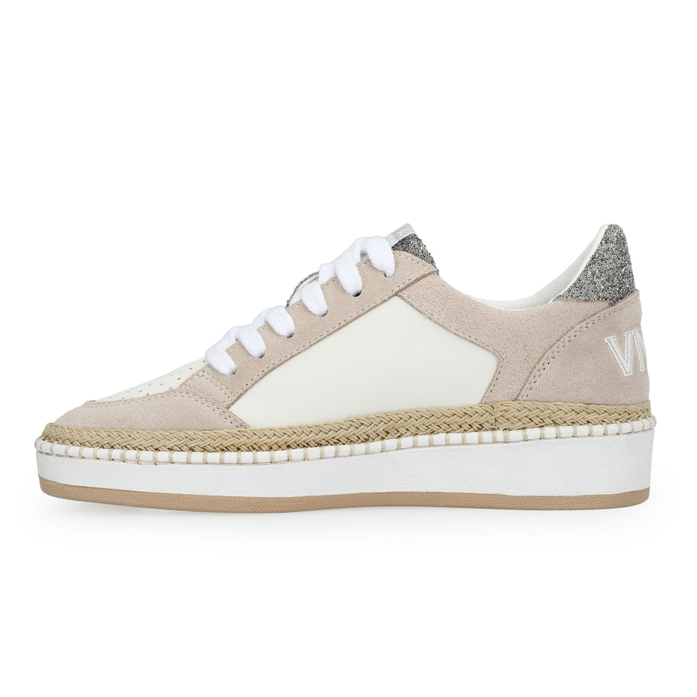 DENISSE 29 - RAFFIA/PINK/SILVER | Vintage Havana RAFFIA/PINK/SILVER