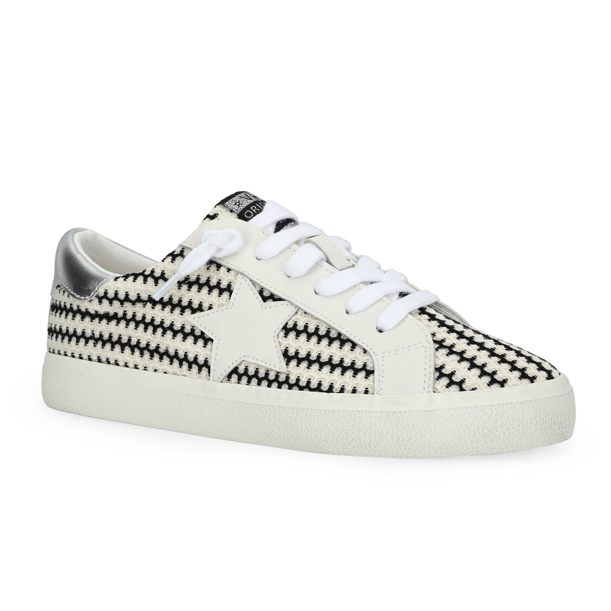FLAIR 45 - BLACK/WHITE CROCHET | Vintage Havana BLACK/WHITE CROCHET