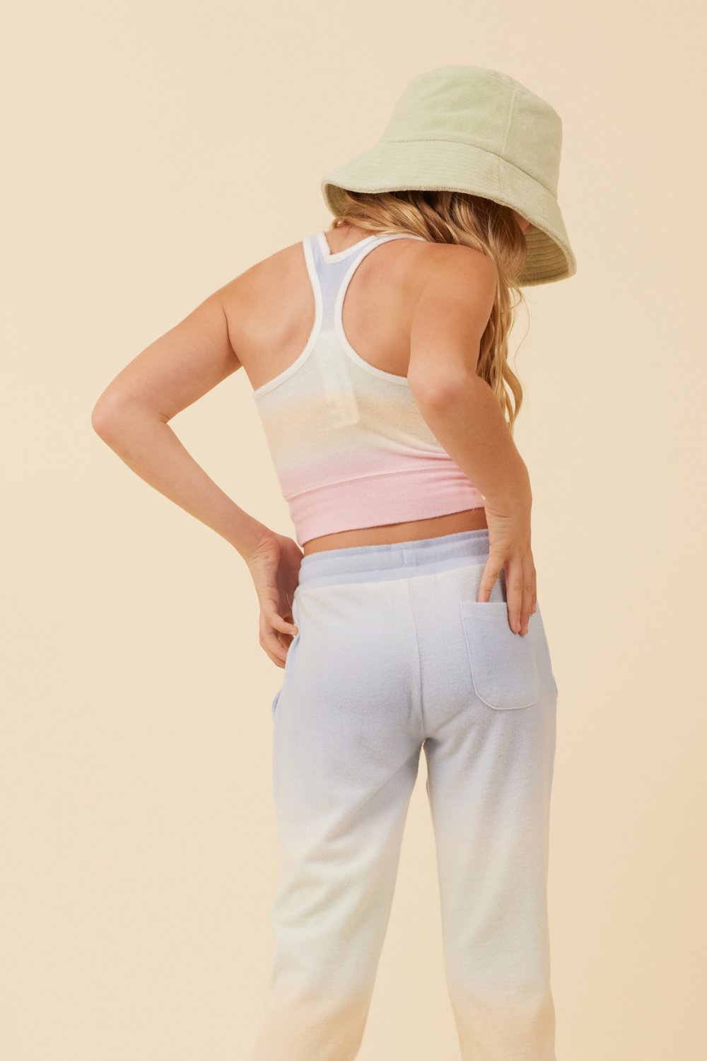 Sunstruck Ombre Racerback Crop Top | Vintage Havana Sunstruck Ombre